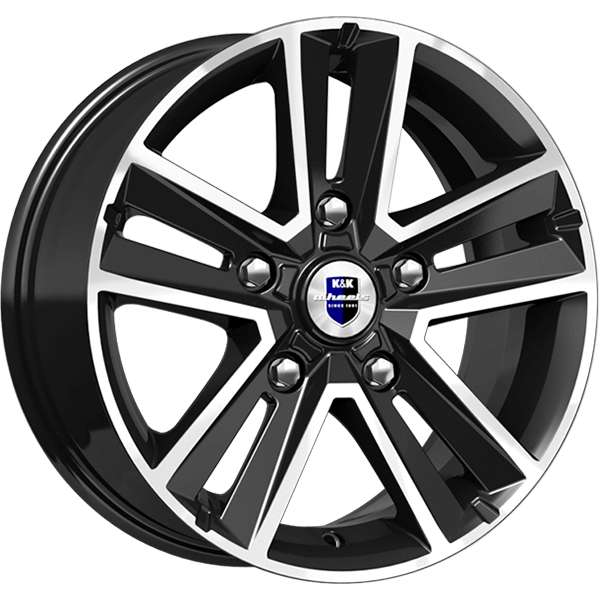 ДЛ 5*139.7 16*6.5 D98 ET40 К&К Арена КС864 Алмаз черный конус